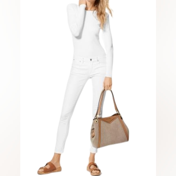 Michael Kors Raven Pocket Shoulder Tote - Picture 2 of 11